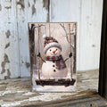 HMK1018B Swinging Snowman Block