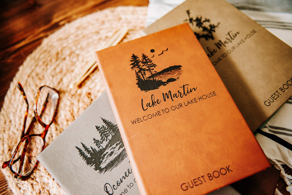 Custom Vacation House Guest Book Journal 