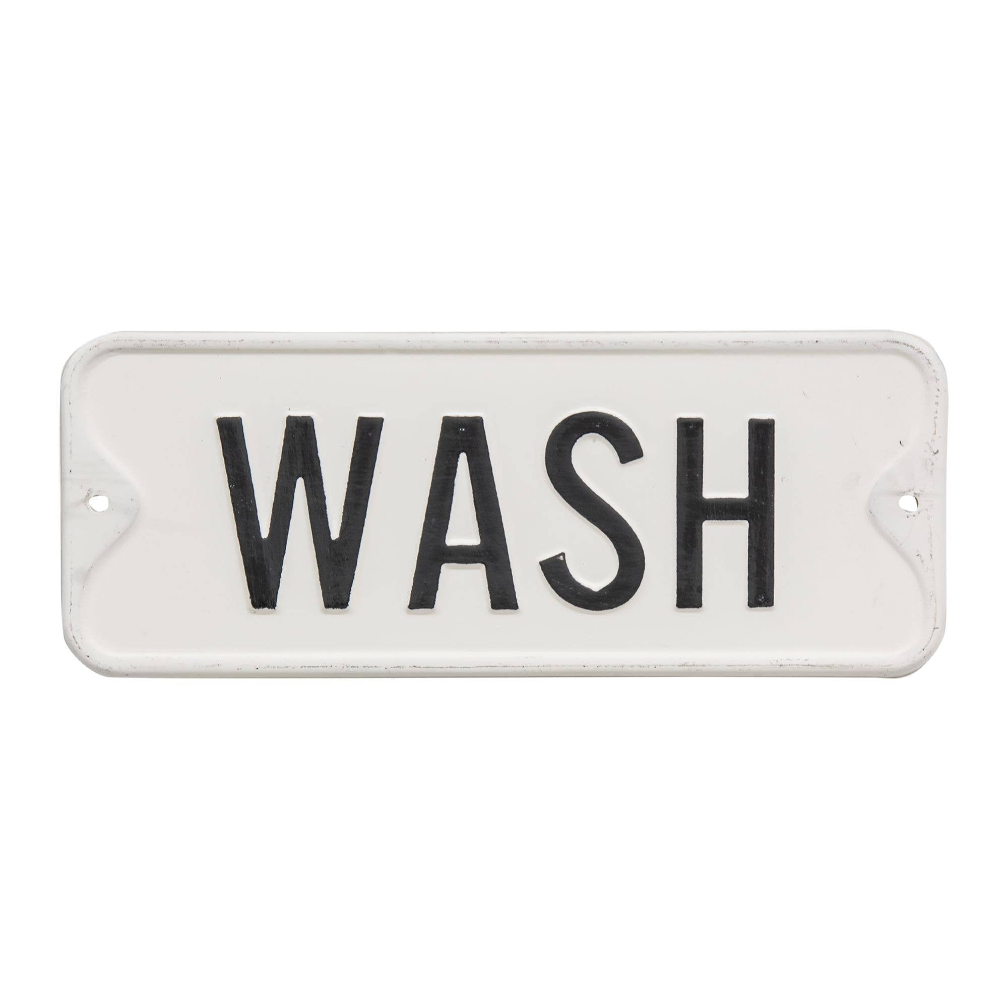 Wash Farmhouse Metal Sign