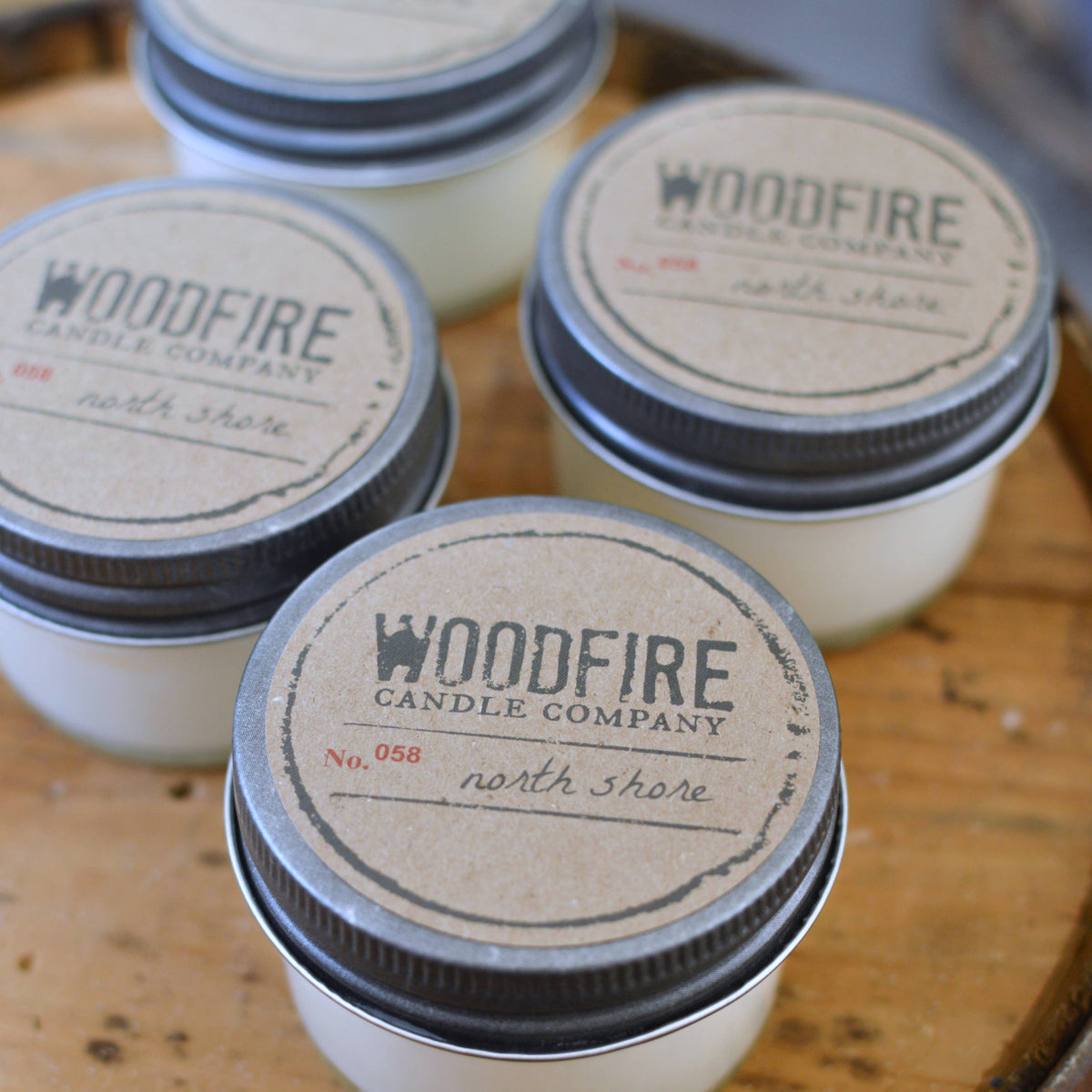 Jelly Jar Wood Wick Soy Candle Spring Gift