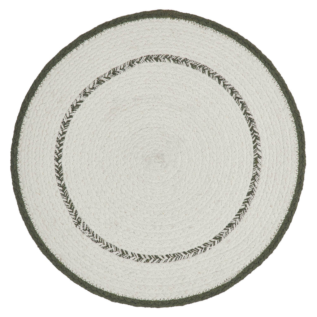 Fall Autumn Pumpkin Stencil Round Placemat 14 Inch Harvest Table Decor