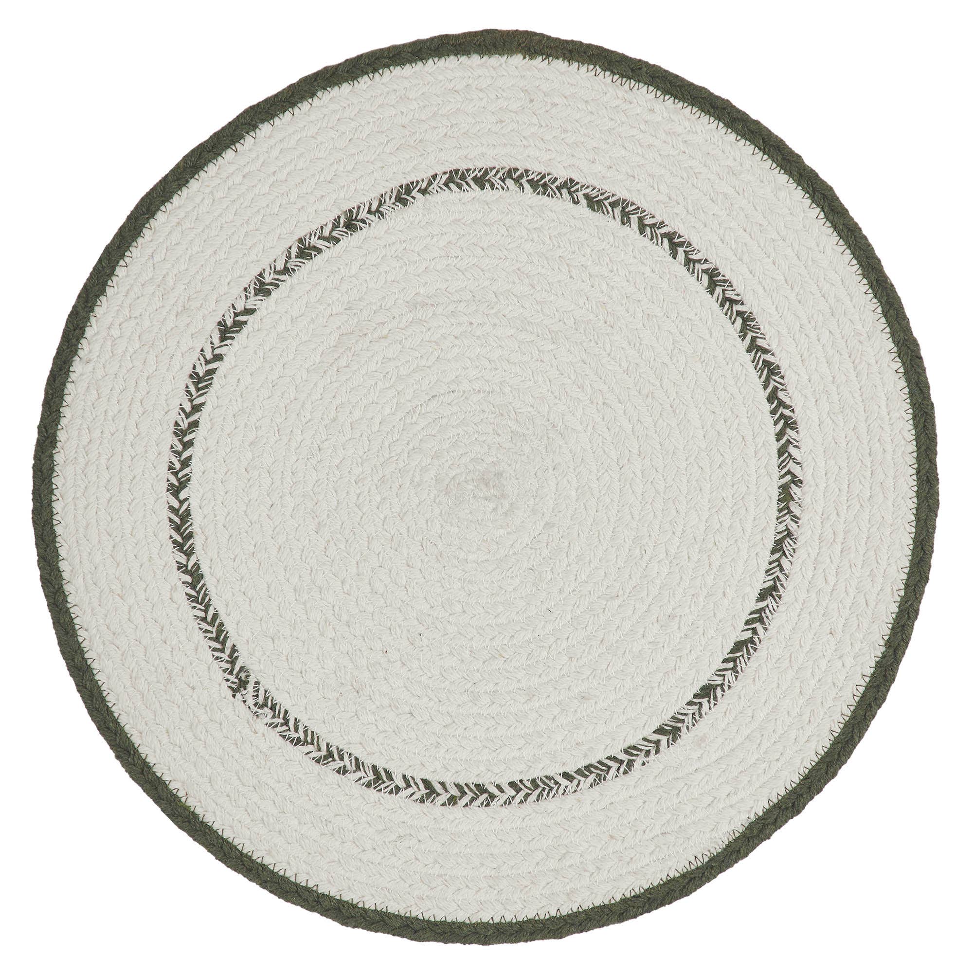 Fall Autumn Pumpkin Stencil Round Placemat 14 Inch Harvest Table Decor