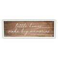 Dark Wood Sign - Little homes