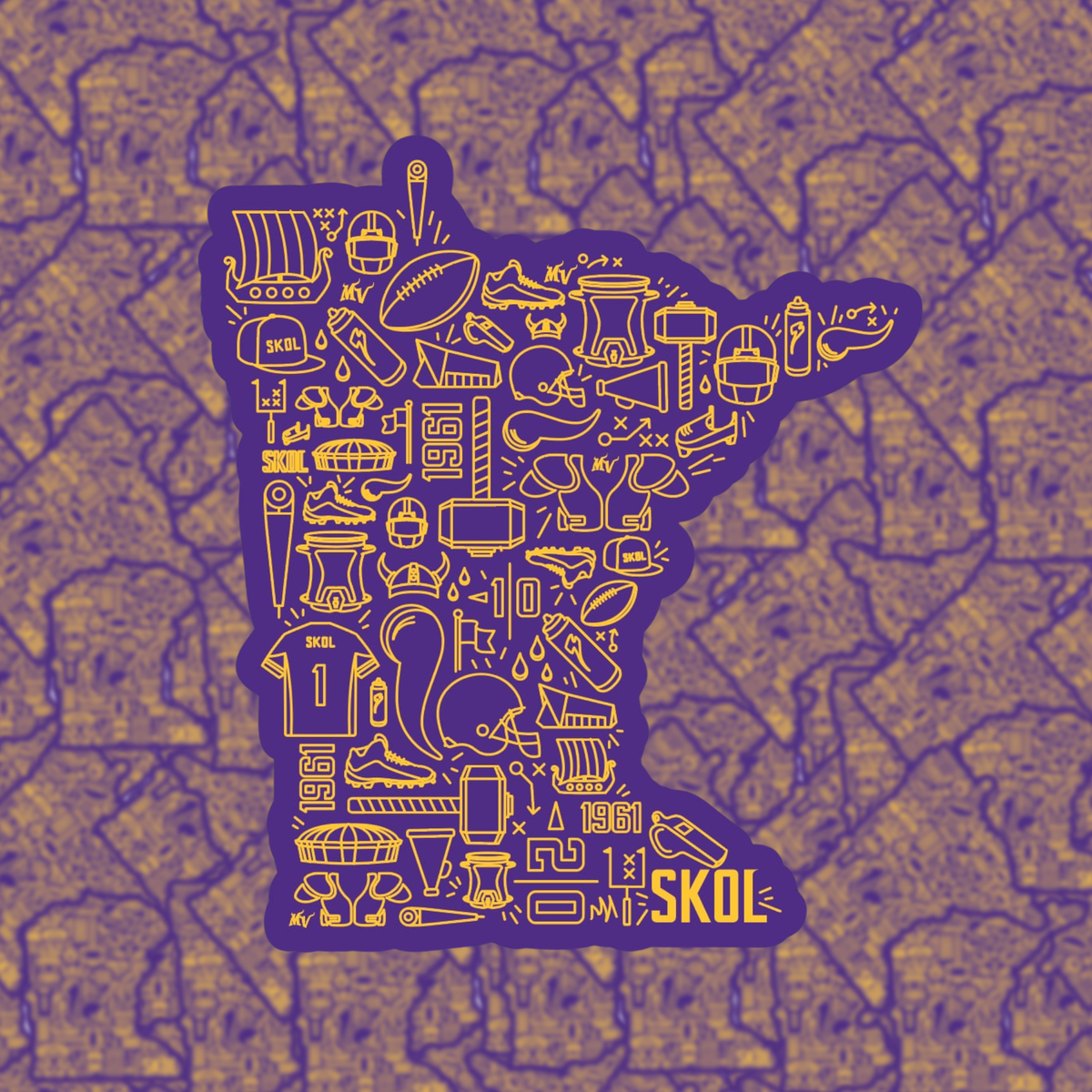 Minnesota Football Sticker