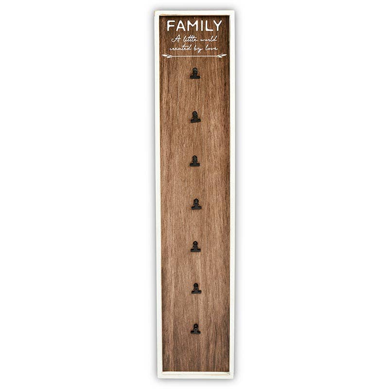 Wood Clip Sign - Family