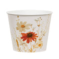 Fall Florals Metal Bucket