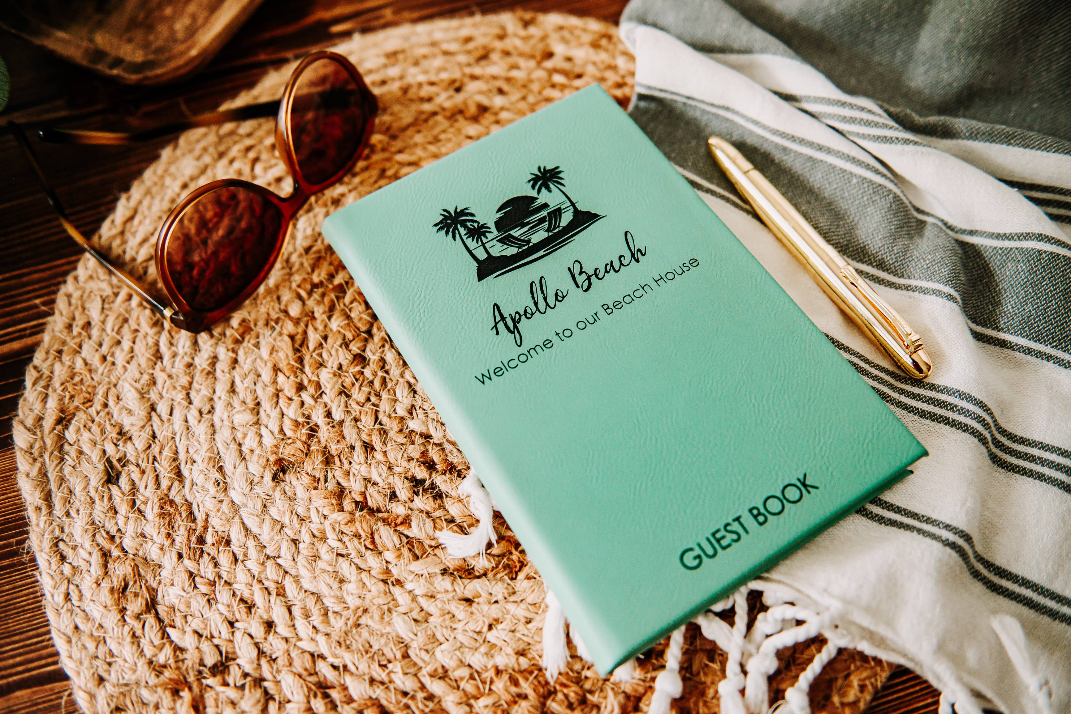Custom Vacation House Guest Book Journal 