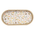 Bee Flower Oval Tray