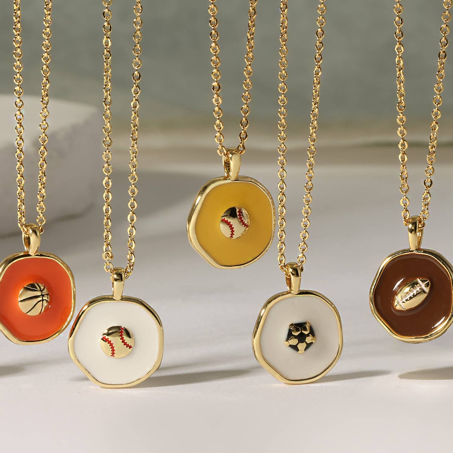 Sale - Touchdown! Football Pendant Necklace