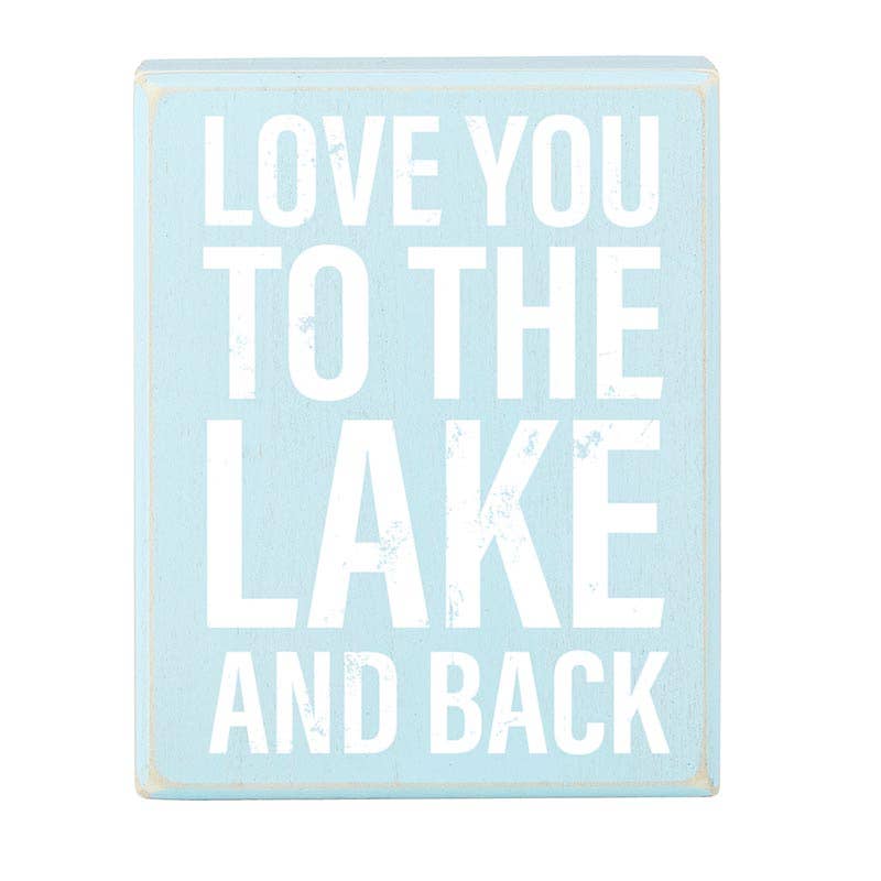 Box Sign - Love Lake