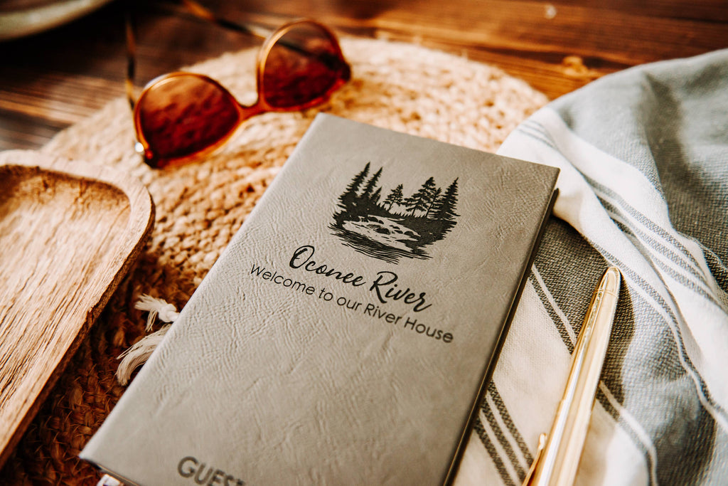 Custom Vacation House Guest Book Journal 