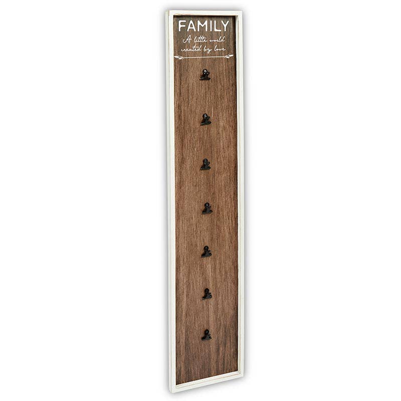 Wood Clip Sign - Family
