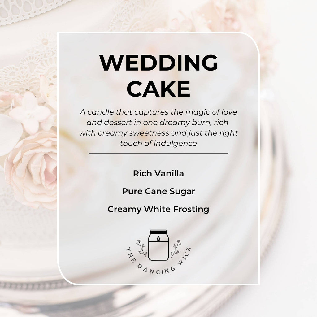 Bridesmaid Gift Candle / Wedding Cake Scent