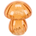 Lighted Orange Mushroom Sitter