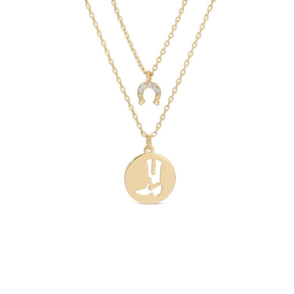 SALE - Western Spirit, Double Layer Cowgirl Necklace