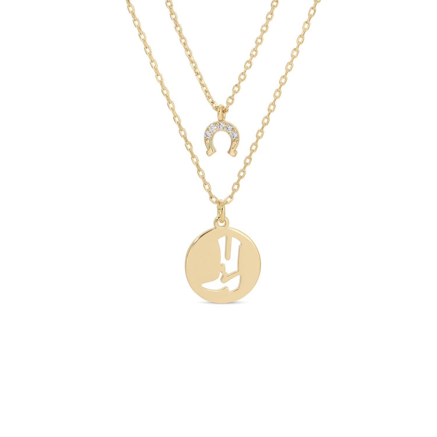 SALE - Western Spirit, Double Layer Cowgirl Necklace