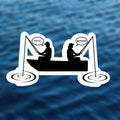 Grumpy Guys Fishing Vinyl Sticker