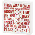 Three Wise Women Block Sign