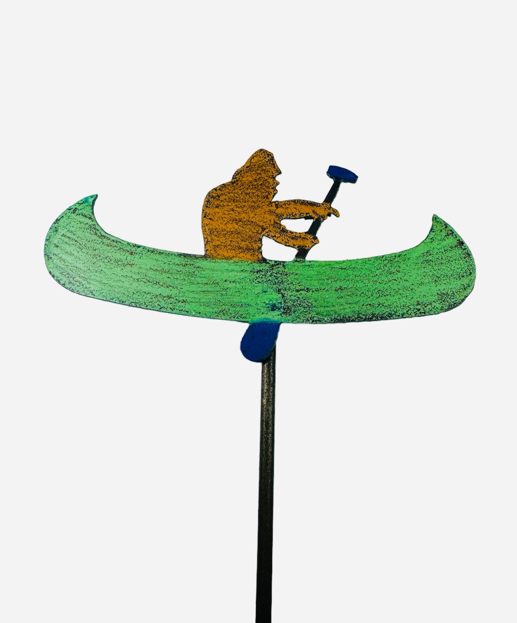 Bigfoot Plant Stake Canoe yeti Sasquatch Garden Spring lodge