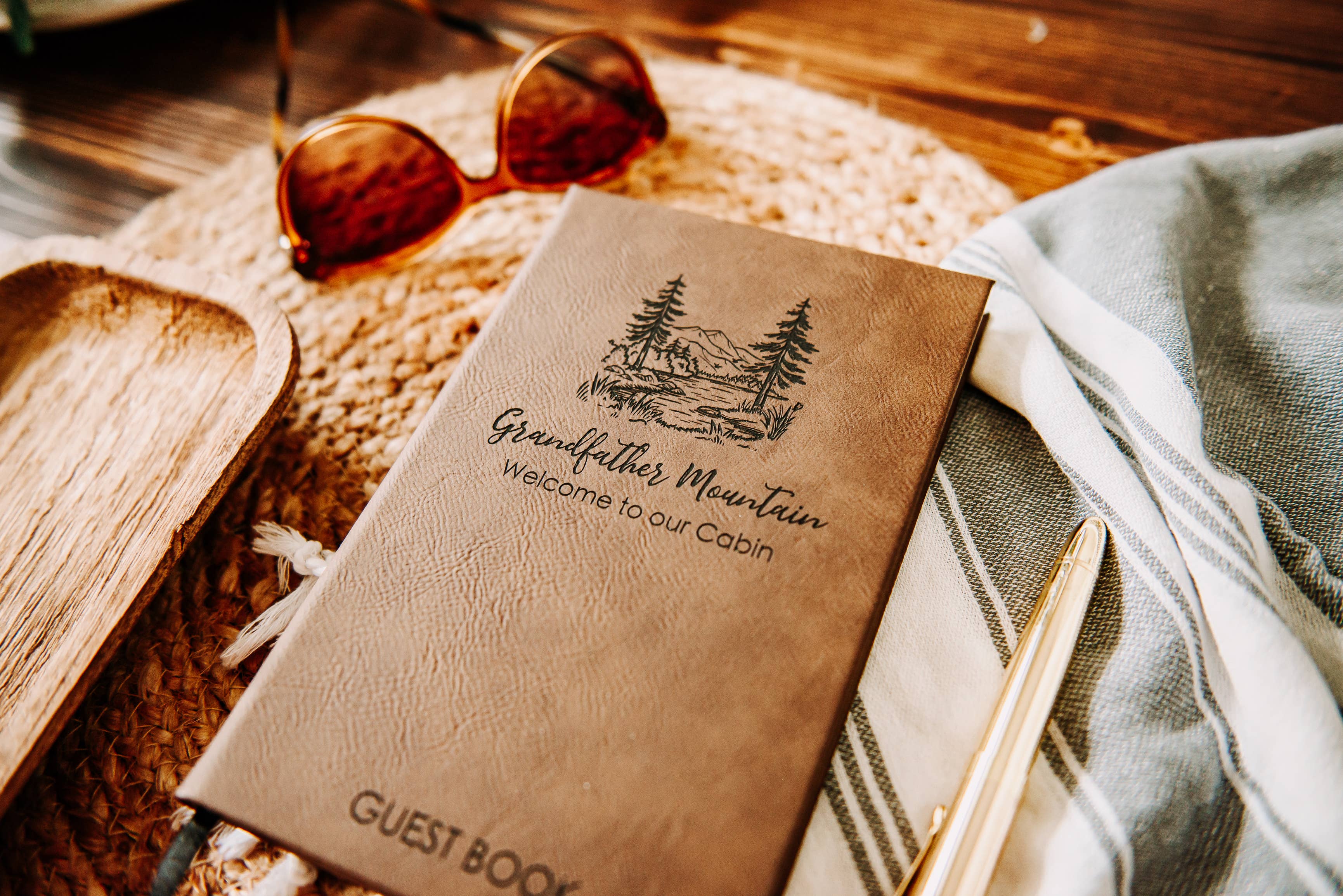 Custom Vacation House Guest Book Journal 
