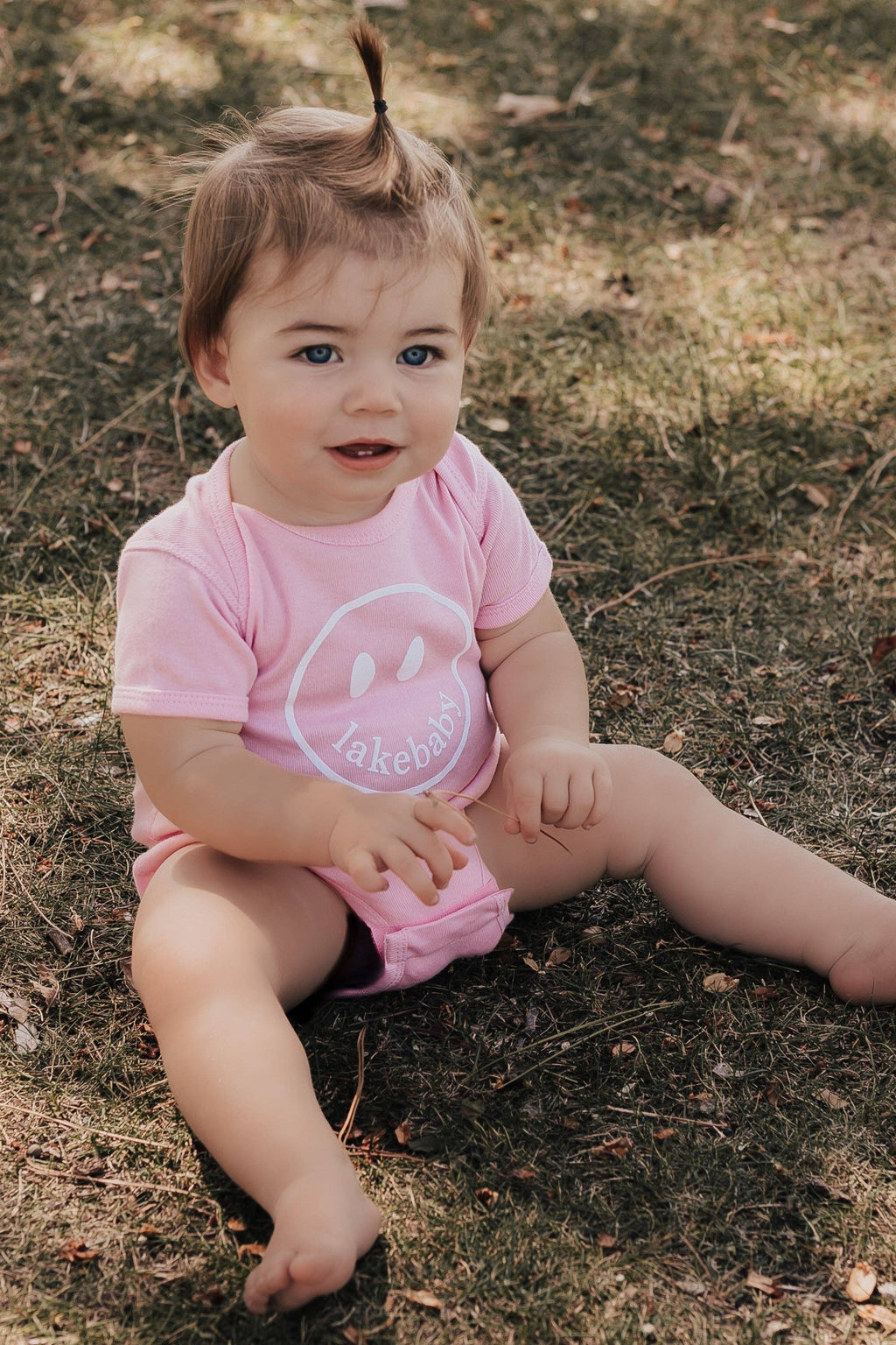 Lakebaby Classic Onesie in Pink