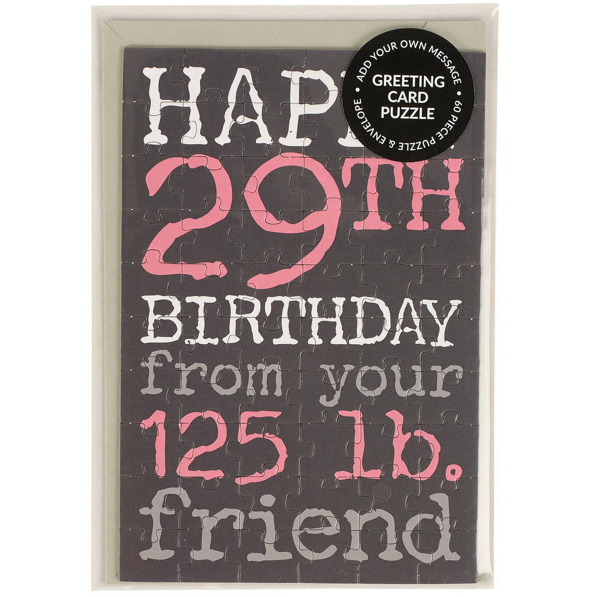 Happy Birthday Puzzle Card