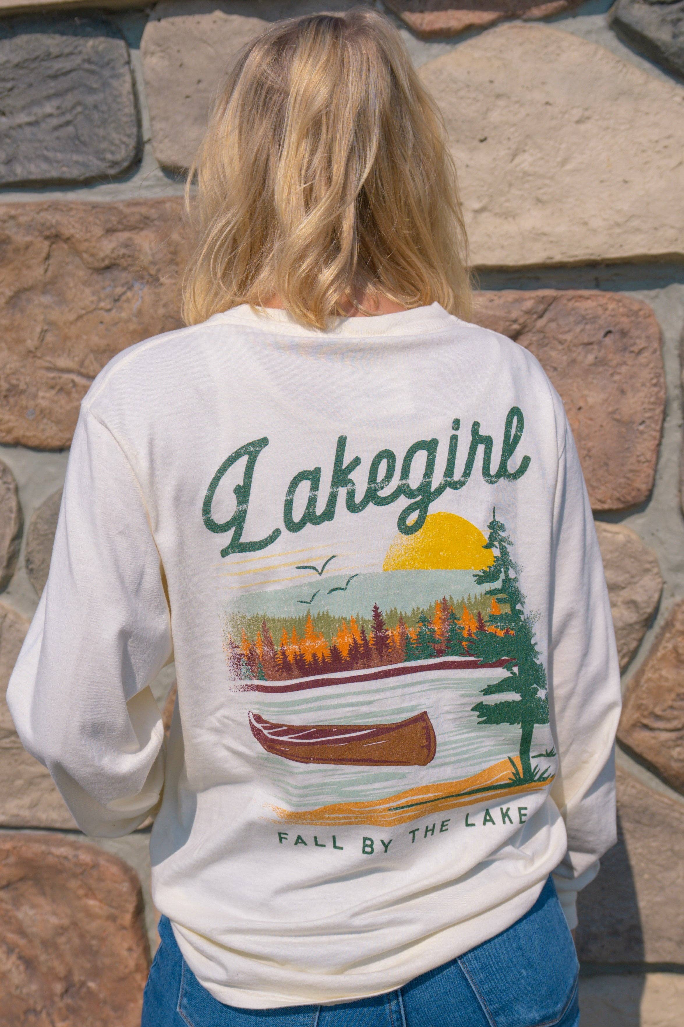 Fall Canoe Long Sleeve in Ivory