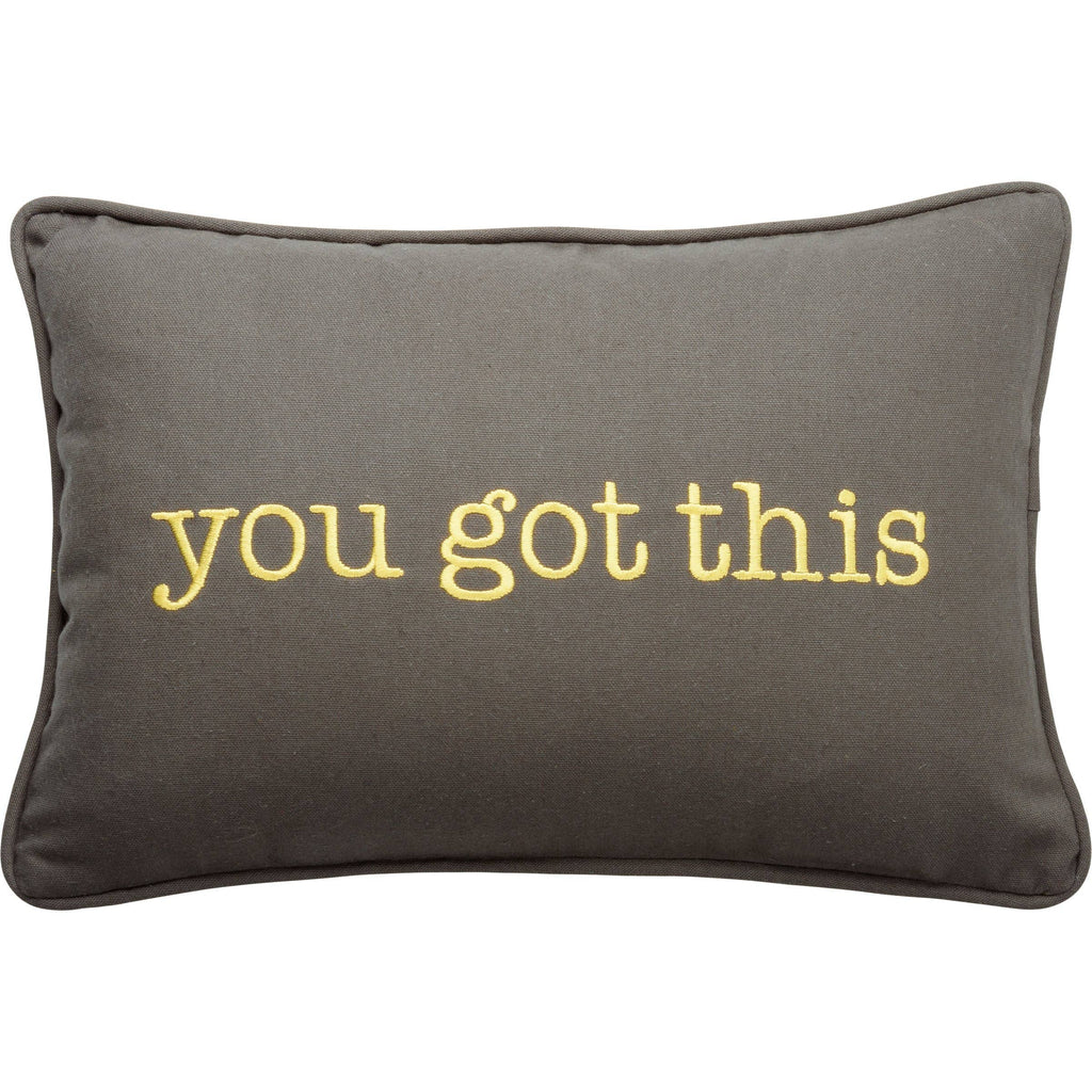 You Got This Plaid Pillow
