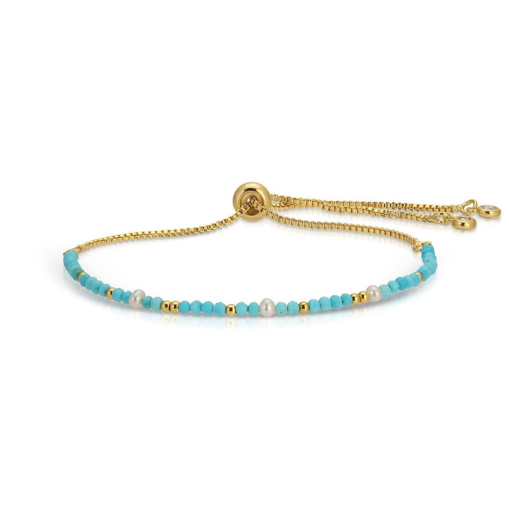 Delicate Stone Pulley Bracelet