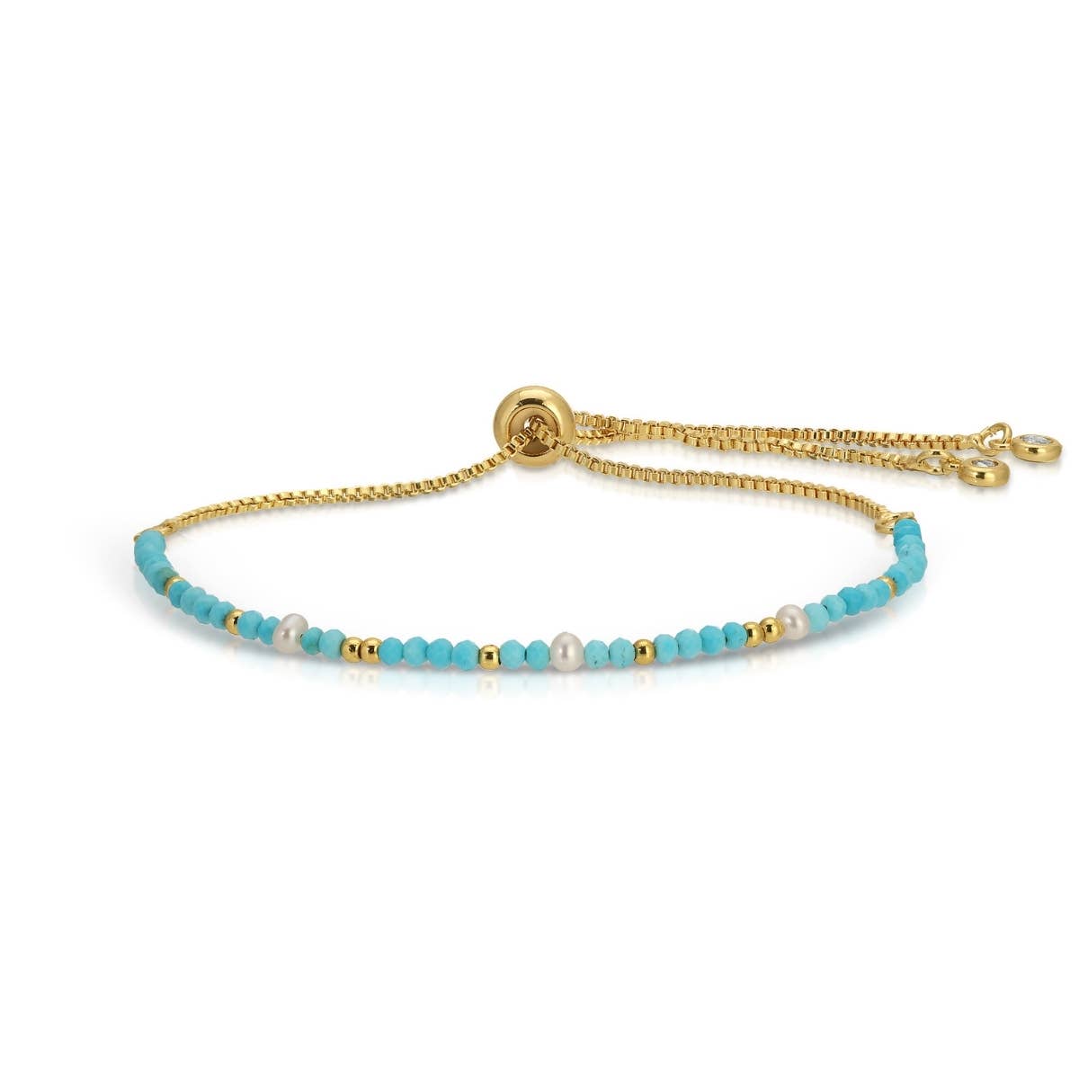 Delicate Stone Pulley Bracelet