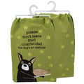 Please Don't Leave Food Unattended Kitchen Towel