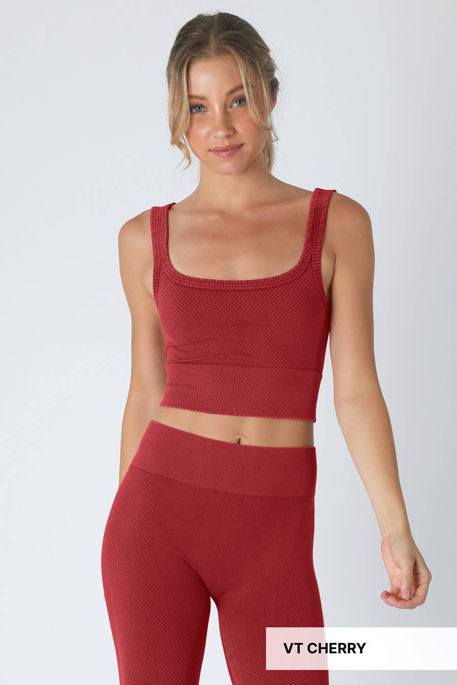 Vintage Chevron Crop Top