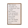 The Best Things In Life Rustic Wall Art - Home Decor