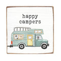Happy Campers Block Sign