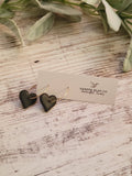 The Heart Hoops- Polymer Clay Hoop Earrings