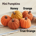 Colorful Pumpkin Knit Fall Home Decor, Thoughtful Gift, Best
