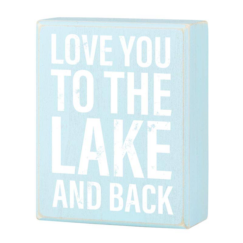 Box Sign - Love Lake