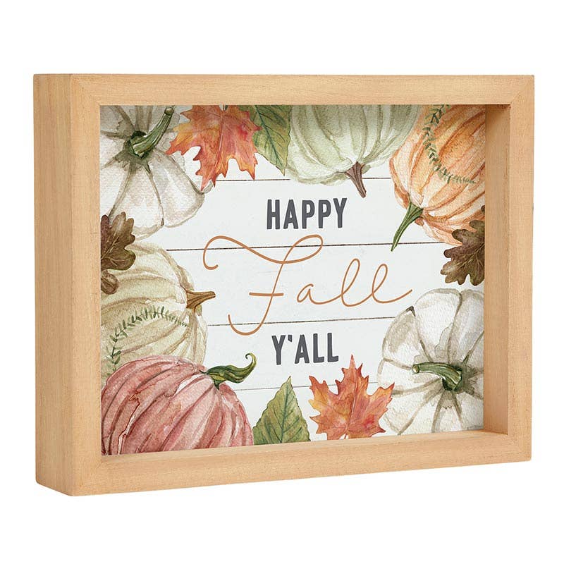 Happy Fall Framed Sign