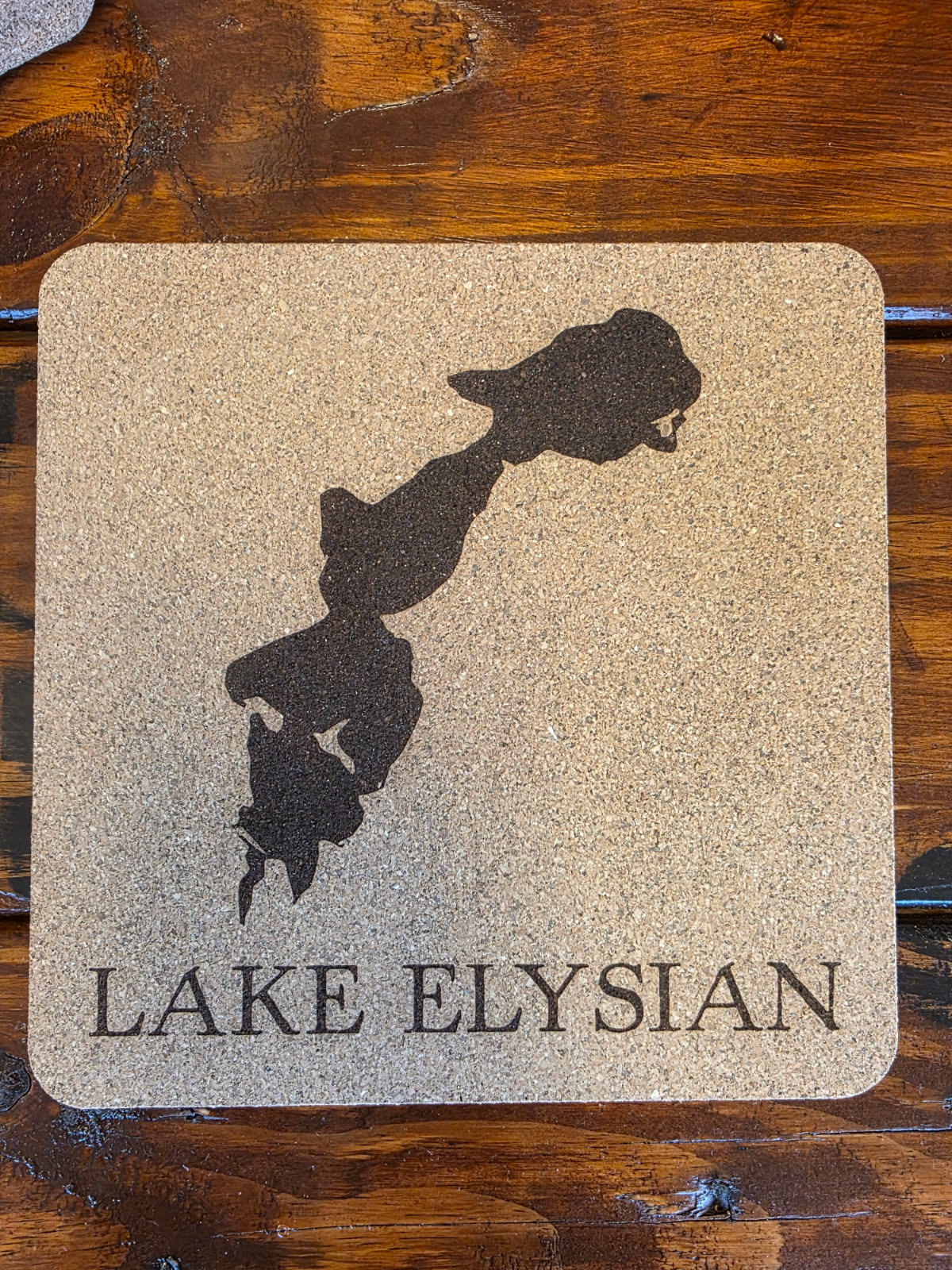 Lake Elysian Trivet Hot Pad - Custom Lake Map