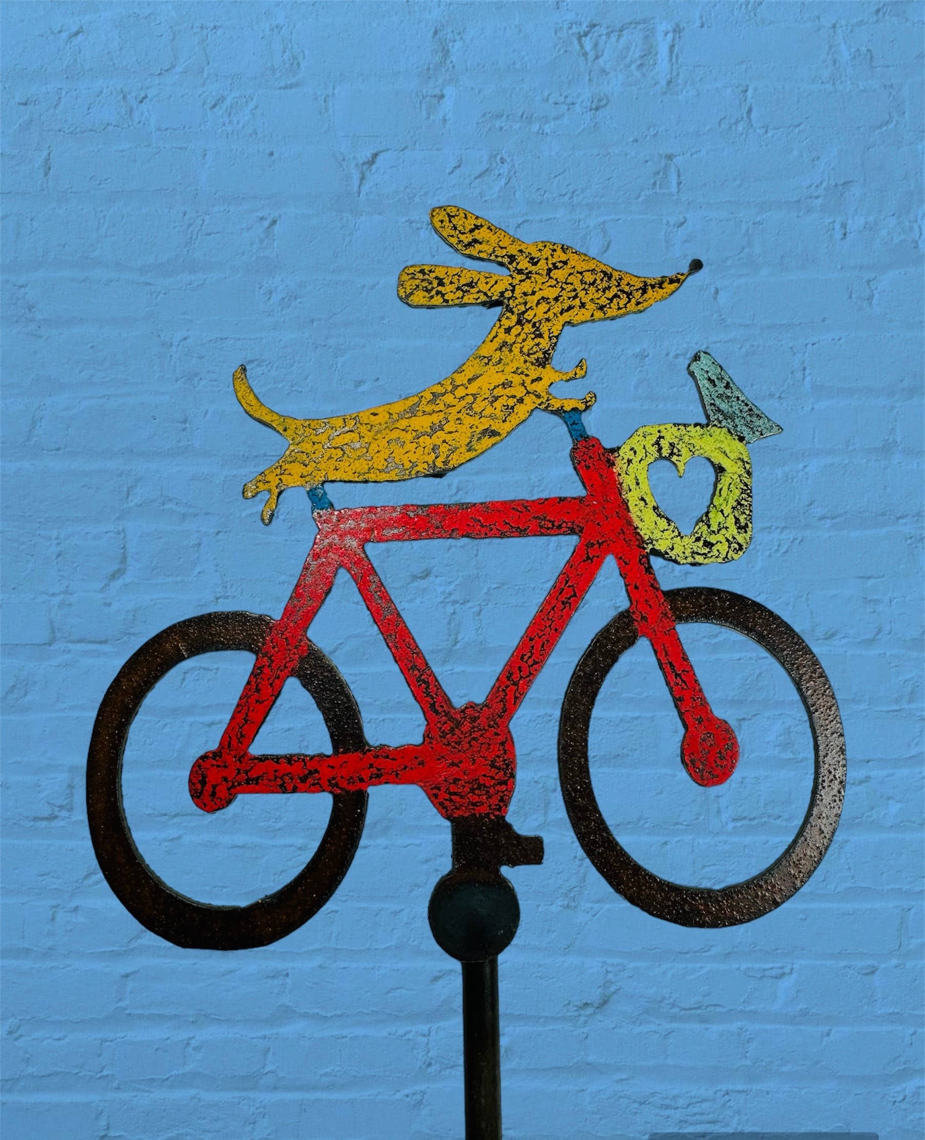 Bike plant stake Dog gardening Impulse buys gardener Pets