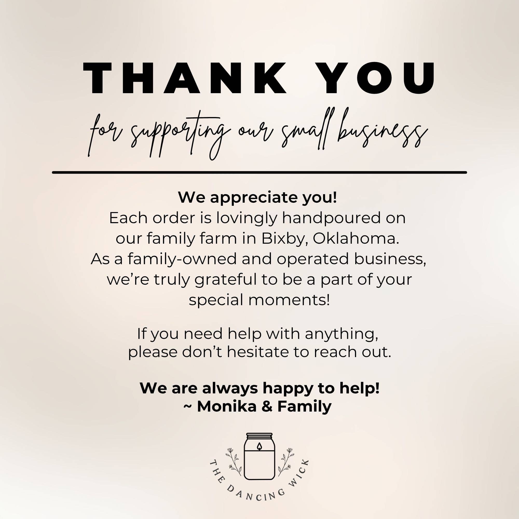 Bridesmaid Gift Candle / Wedding Cake Scent