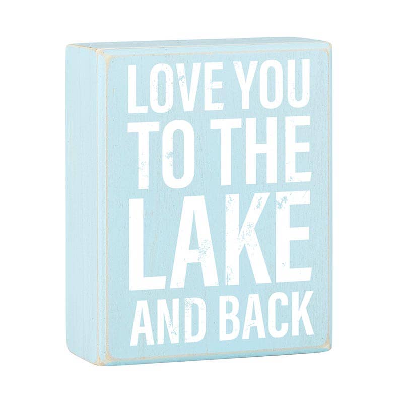 Box Sign - Love Lake