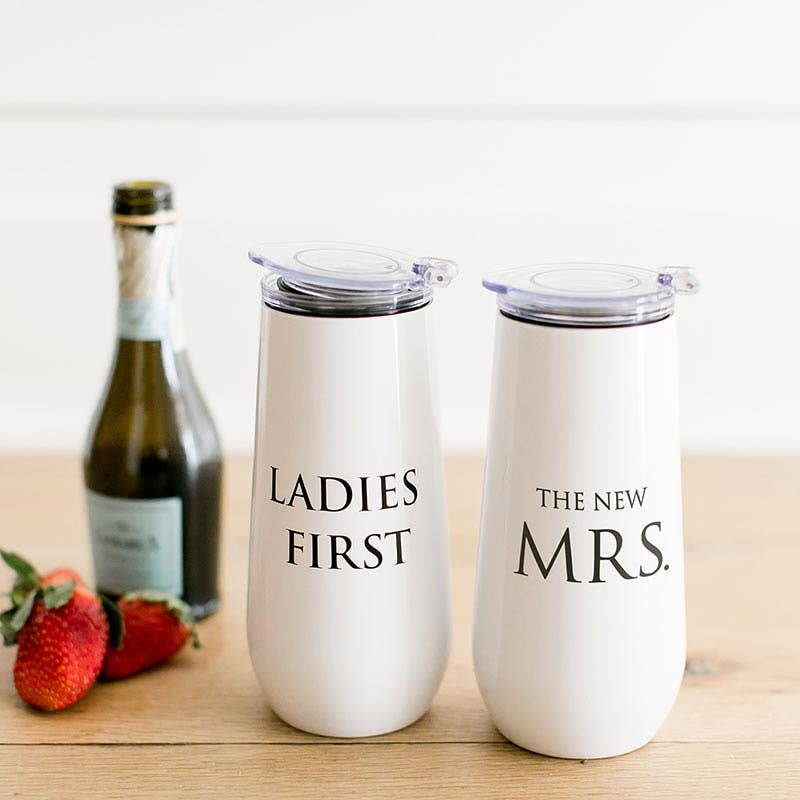 Face to Face Champagne Tumbler - The New Mrs.