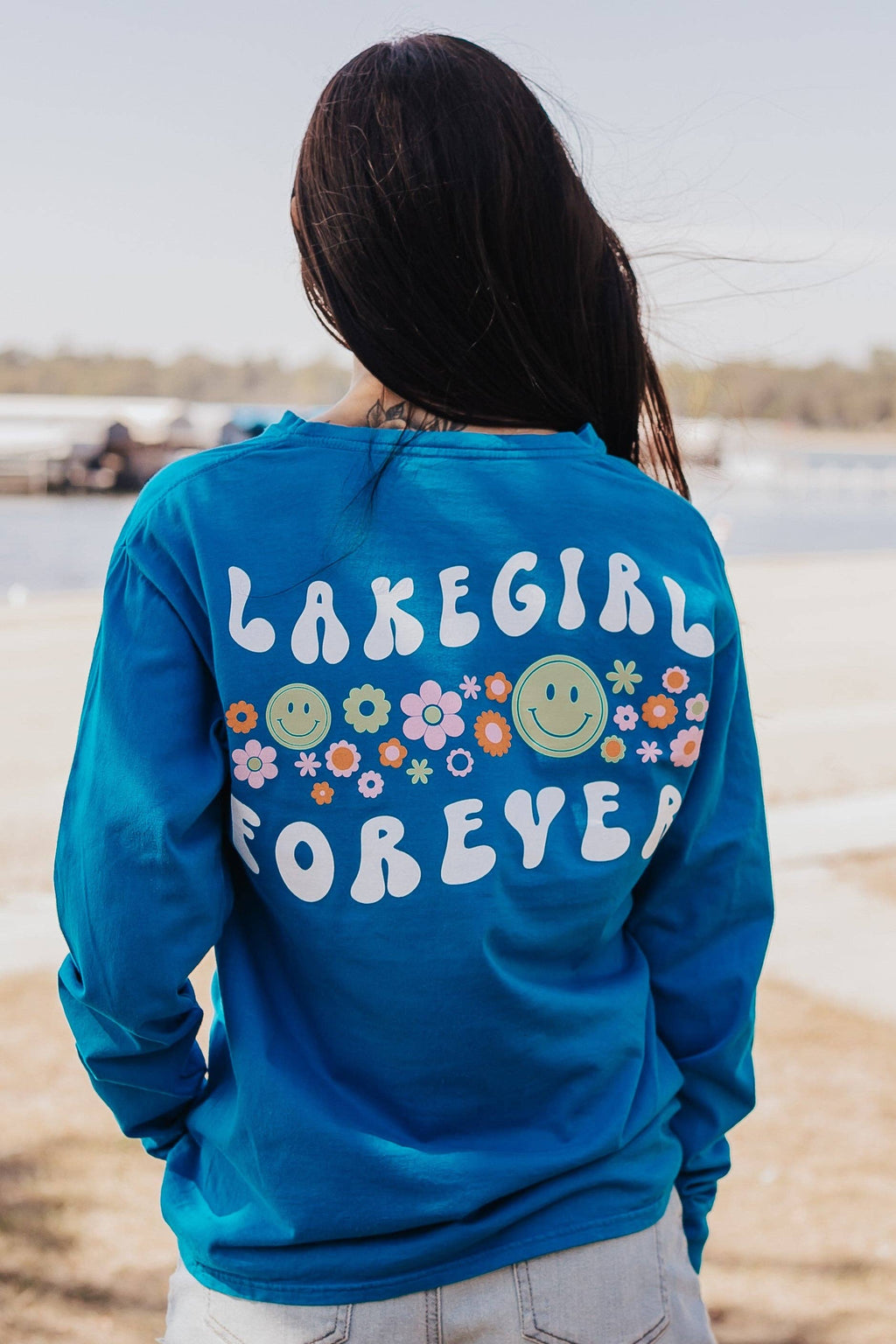 Ringspun Long Sleeve in Hawaiian Blue