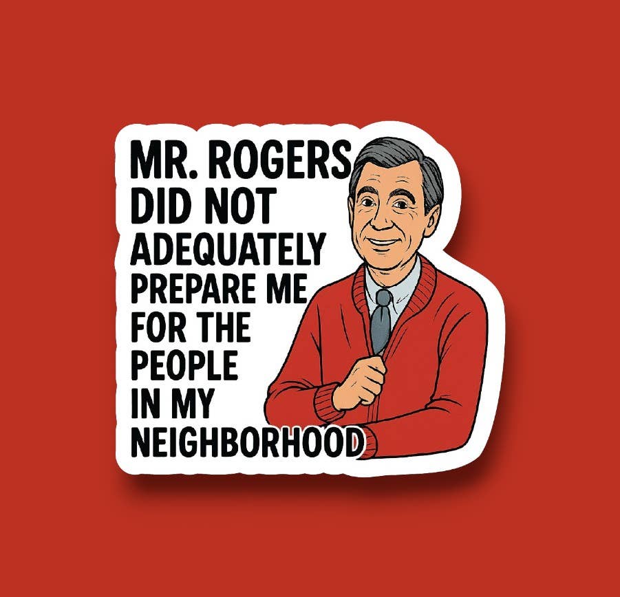 Mr. Rogers Sticker