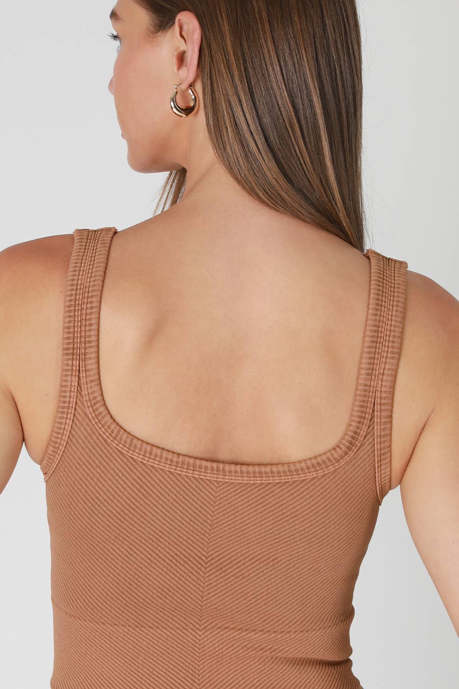 Vintage Chevron Crop Top