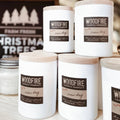 White Wood Wick Soy Candle Spring Summer