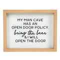 Man Cave Framed Sign