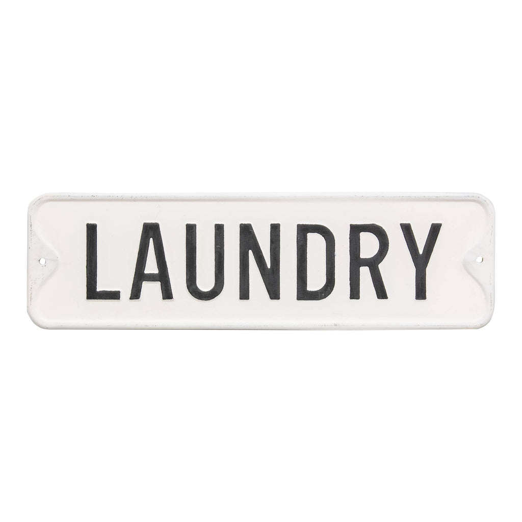 Laundry Farmhouse Metal Sign