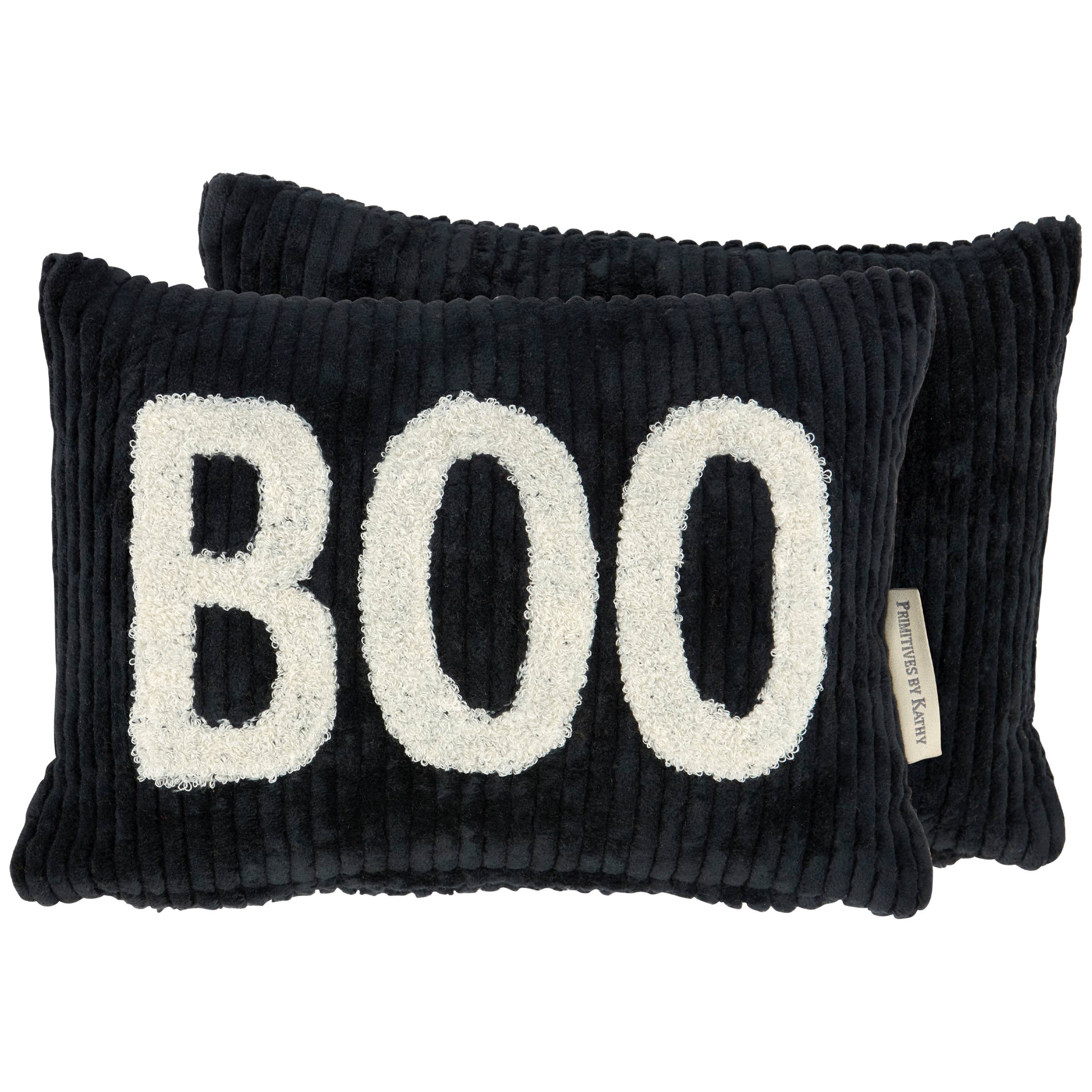 Black Boo Pillow